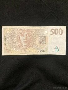 Bankovka 500 korun serie I - 1