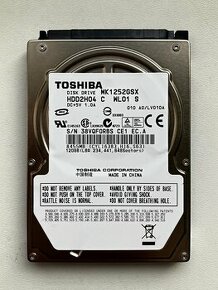 2,5" HDD Toshiba 120GB