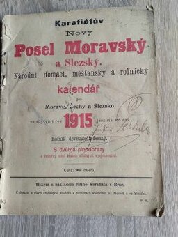 Kalendář 1915 - 1