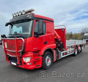 MB Actros 2543 6x2 valník s hydraulickou rukou