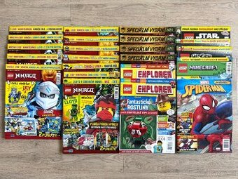 16x komiks Lego Ninjago + několik dalších Lego komiksů