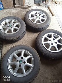 Disky alu škoda felicia plus pneu