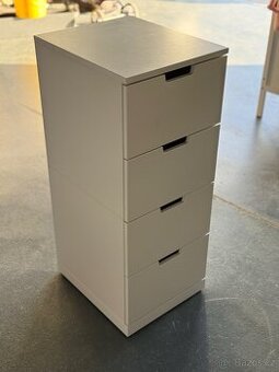 IKEA Nordli - Komoda se 4 zásuvkami, bílá, 40x99x47 cm