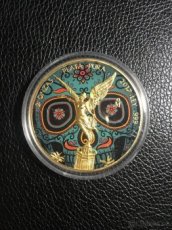 Stříbrná mince 2 oz "Dia de Muertos" 2017 rarita RRR