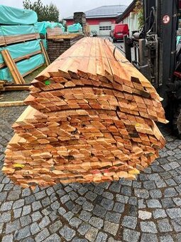Modřínový fasádní rhombus - zbytky