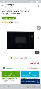 Nová mikrovlnka vestavěná