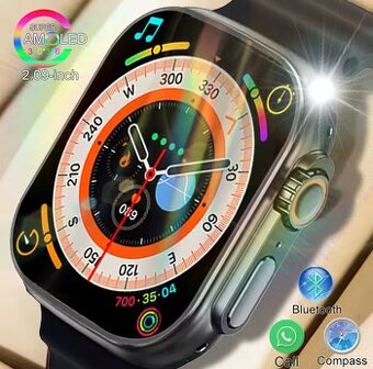 Chytré-sport hodinky WATCH ULTRA, 4,9cm, NFC, Android/iOS
