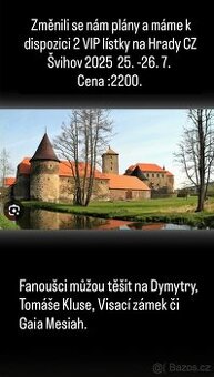 Hrady CZ Švihov VIP