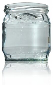 Sklenice (na med) zavařovací, šroubovací 420ml - NOVÉ
