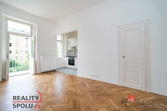 Pronájem, byty/3+kk, 78.8 m2, Moravská 1461/46, Vinohrady, 1