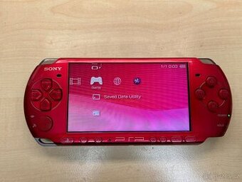 PSP 3000 speciální červená edice