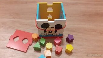 Dřevěná vkládačka Mickey - 1