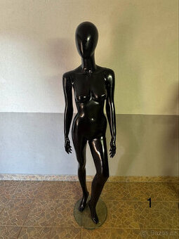 Figurina Portobelle - Damská lesklá Černá
