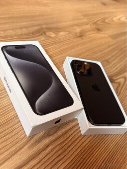 IPhone 15 Pro 256 GB černý titan