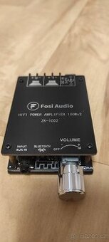 Zesilovač Fosi 2x100W, Bluetooth 5