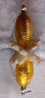 Vánoční ozdoba Tanečnice ve žluté barvě