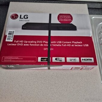 Nový LG DP542H DVD přehrávač ještě zabalený