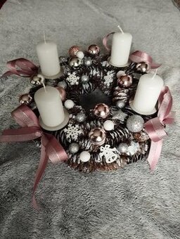 Originální adventní věnec ruční výroby č. 5