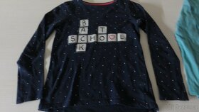 Dívčí trička vel. 134,140 a 146 s dlouhým rukávem