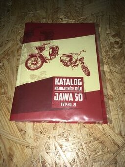 Katalog náhradních dílů Jawa Pionýra 50 typ 20, 21