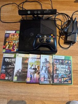 Xbox 360 + kinect + hry