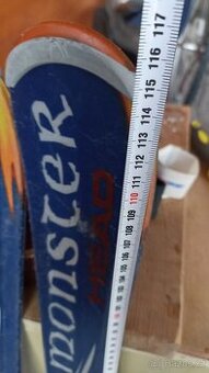 Prodám dětské lyze head Monster 116