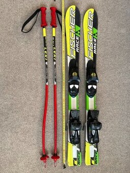 Dětské lyže + hůlky 100