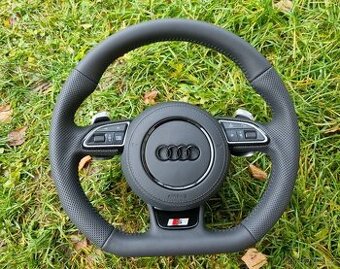 KOMPLET VOLANT AUDI KOŽENÝ MULTIFUNKCNY s AIRBAGOM TOP