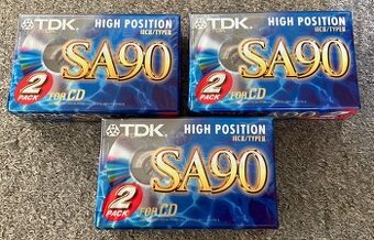 Magnetofonové kazety TDK SA 90