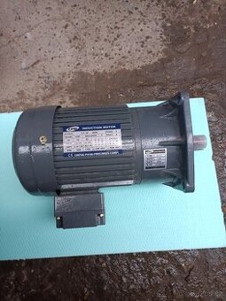 Indukční převodový motor s brzdou