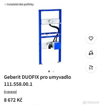 Geberit DUOFIX pro umyvadlo 111.558.00.1