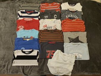 trika s dlouhým rukávem vel 98