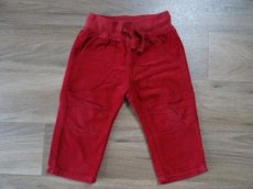 Zateplené manšestráky Lupilu vel. 74