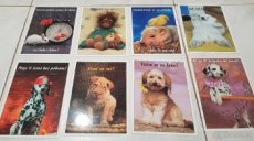 Vtipné a veselé pohledy se zvířátky, láska aj.