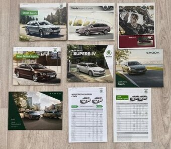 Škoda Superb prospekty, Škoda katalogy