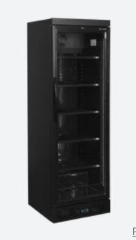Chladicí skříň prosklené dveře CEV 435 BLACK
