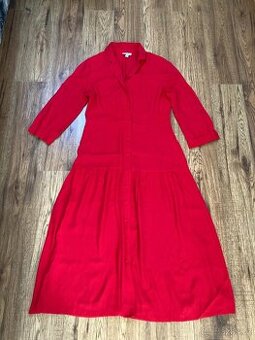 Dlouhé červené šaty Warehouse (vel. 40)