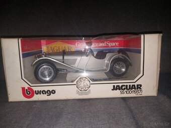 Jaguar SS100 (1937) v měřítku 1:18 MADE IN itali