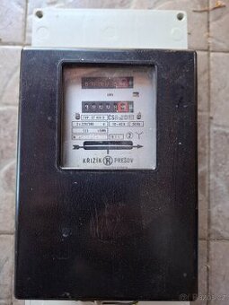 Třífázový elektroměr Křižík ET 414 D (1984)
