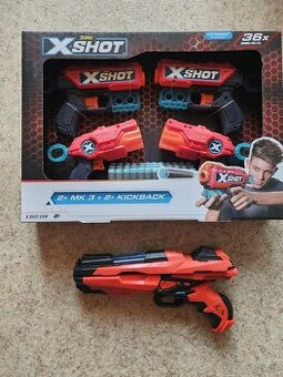 sada Zuru X-Shot 2xMK3a2xkickback+Villa Giocattoli
