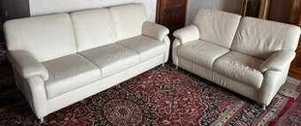 Moderní kožená sedací souprava 3+2, 3338