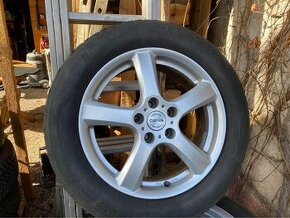 Alu letni sada R17, 5x114,3, ET 40, 215/60R17-Jeep a jine - 1