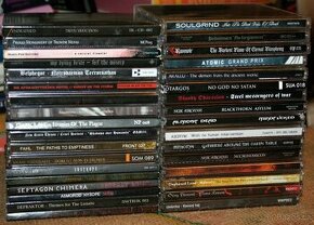 34x CD ... BLACK / DEATH METAL - prodej sbírky