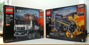 LEGO Technic 42055 Wheel Excavator + 42043 Mercedes Arocs