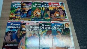 Kniha džunglí 10x DVD, cena celkem.
