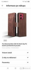 Pouzdro Motorola Moto G 84