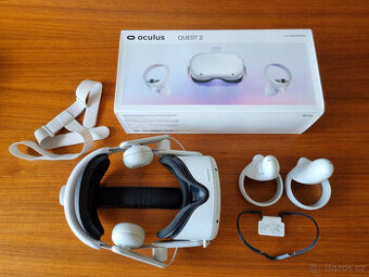 Meta Oculus QUEST 2 128 GB + KIWI design On-Ear Audio Strap