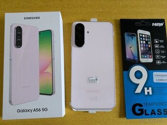 Samsung A56 128GB,ruzovy,novy,rozbaleny,zaruka