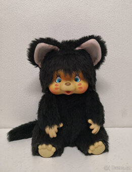 Retro mončiči XXL nyamy Felina čierna 35cm