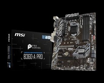 deska msi b360-a pro a cpu intel i5 8500